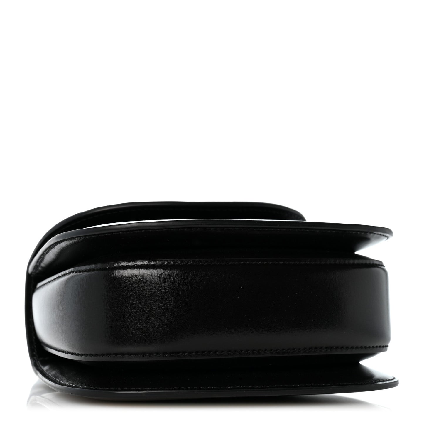 Boarded Dyana Lux Calfskin Web Monochrome Small Bamboo 1947 Top Handle Bag Black