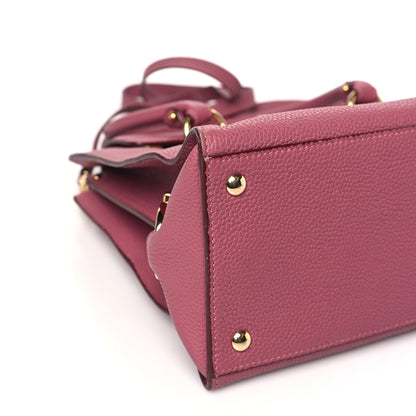 Salvatore Ferragamo Calfskin Lotty Satchel Griotte 8 of 12