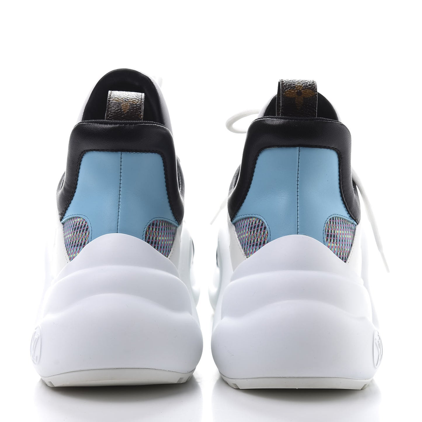 Calfskin Nylon LV Pop Archlight Sneaker 40 Blue