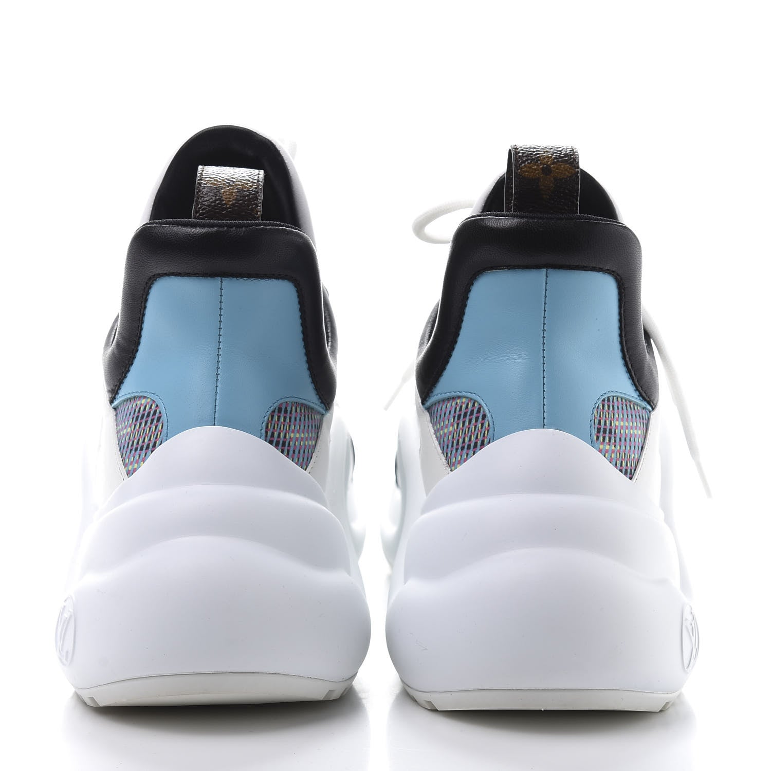 Louis Vuitton Calfskin Nylon LV Pop Archlight Sneaker 40 Blue 4 of 9