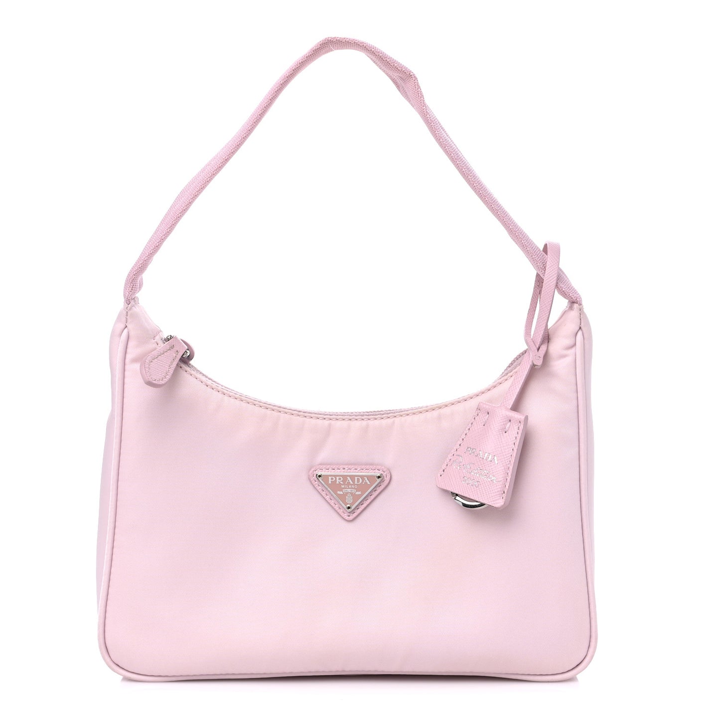 Tessuto Nylon Saffiano Re-Edition 2000 Bag Alabastro