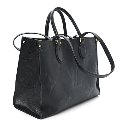 Louis Vuitton Empreinte Monogram Giant Onthego MM Black 3 of 12