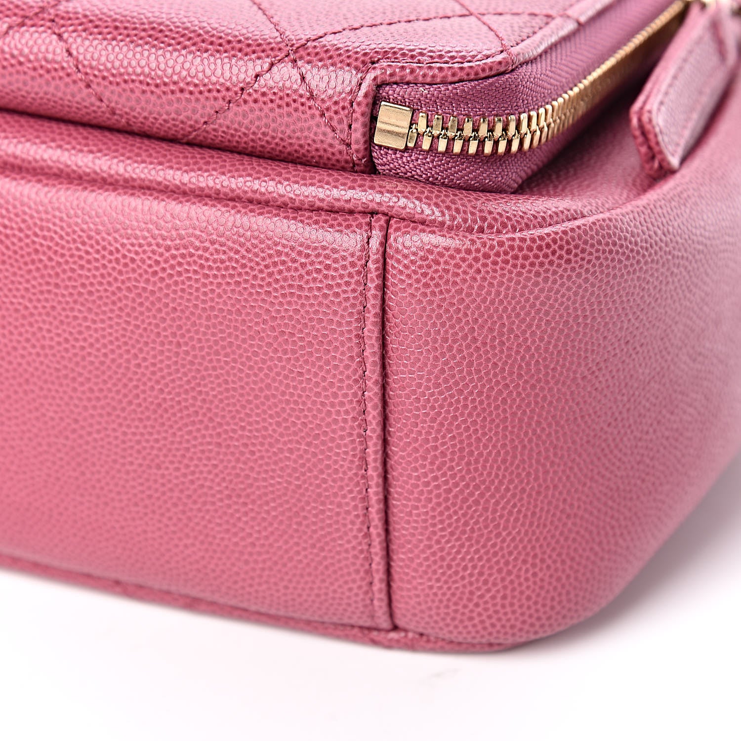 Chanel Caviar Quilted Business Affinity Camera Case Dark Pink 10 of 10