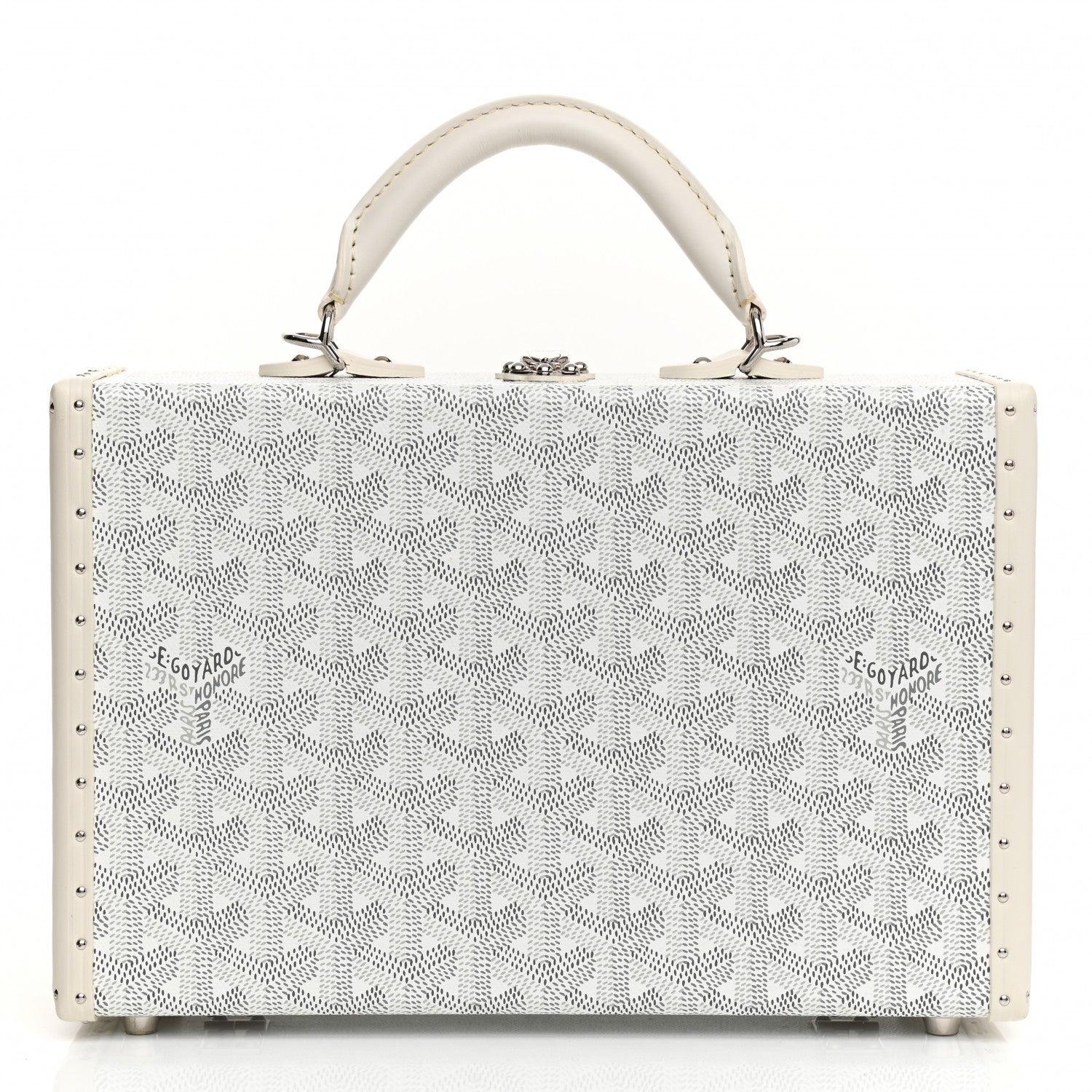 Goyard Goyardine Grand Hotel Trunk White 1 of 11