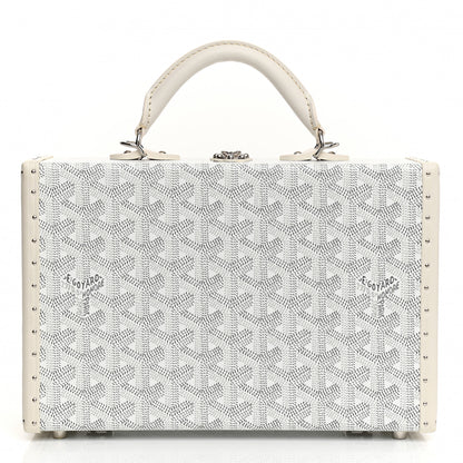 Goyard Goyardine Grand Hotel Trunk White 1 of 11