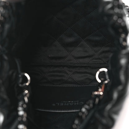 Chanel Shiny Calfskin Quilted Mini Chanel 22 So Black 5 of 10
