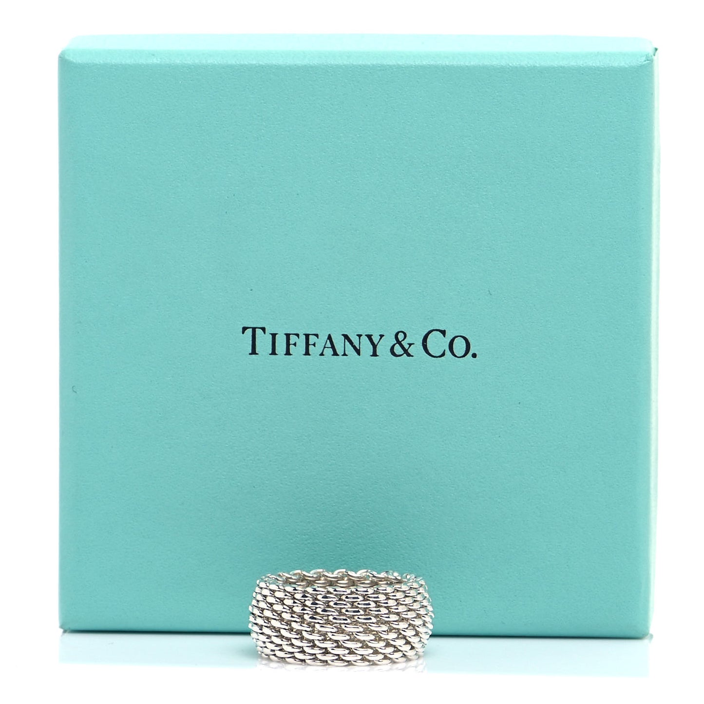Sterling Silver Somerset Mesh Ring 51 5.75
