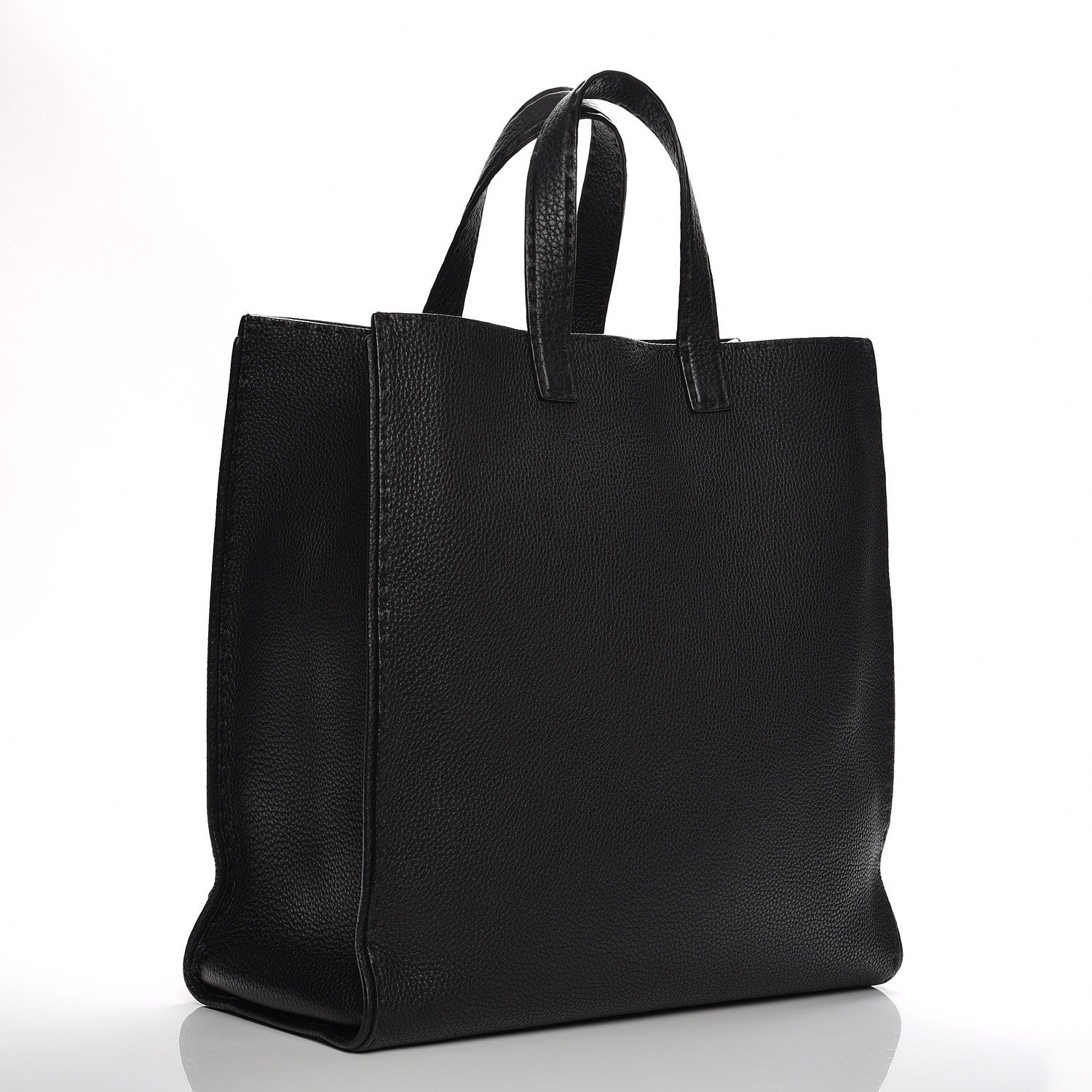 Fendi Cuoio Romano Selleria Monster Eyes Tote Black 4 of 8