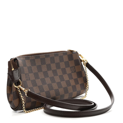 Louis Vuitton Damier Ebene Eva Clutch 3 of 13