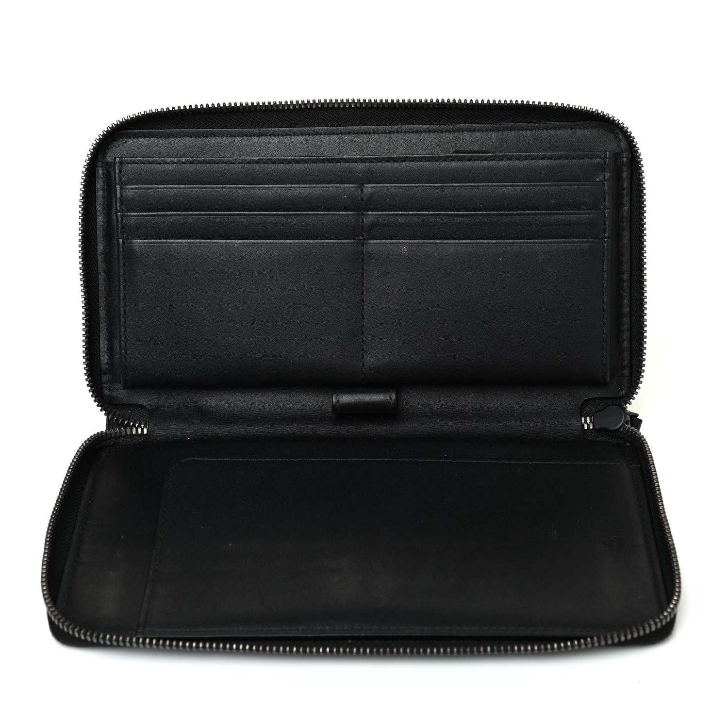 MCM Visetos Large Zip Around Wallet Cognac 3 of 5
