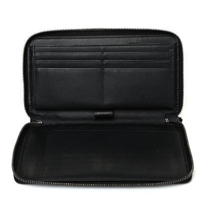 MCM Visetos Large Zip Around Wallet Cognac 3 of 5