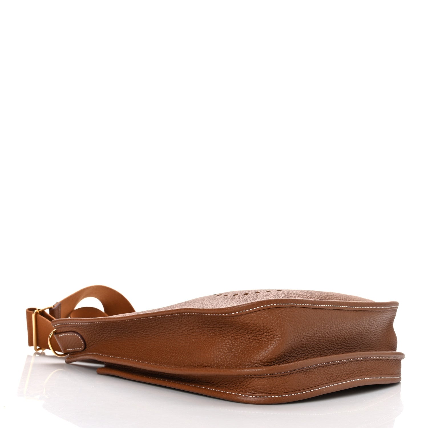 Hermes Taurillon Clemence Evelyne III PM Gold 4 of 10