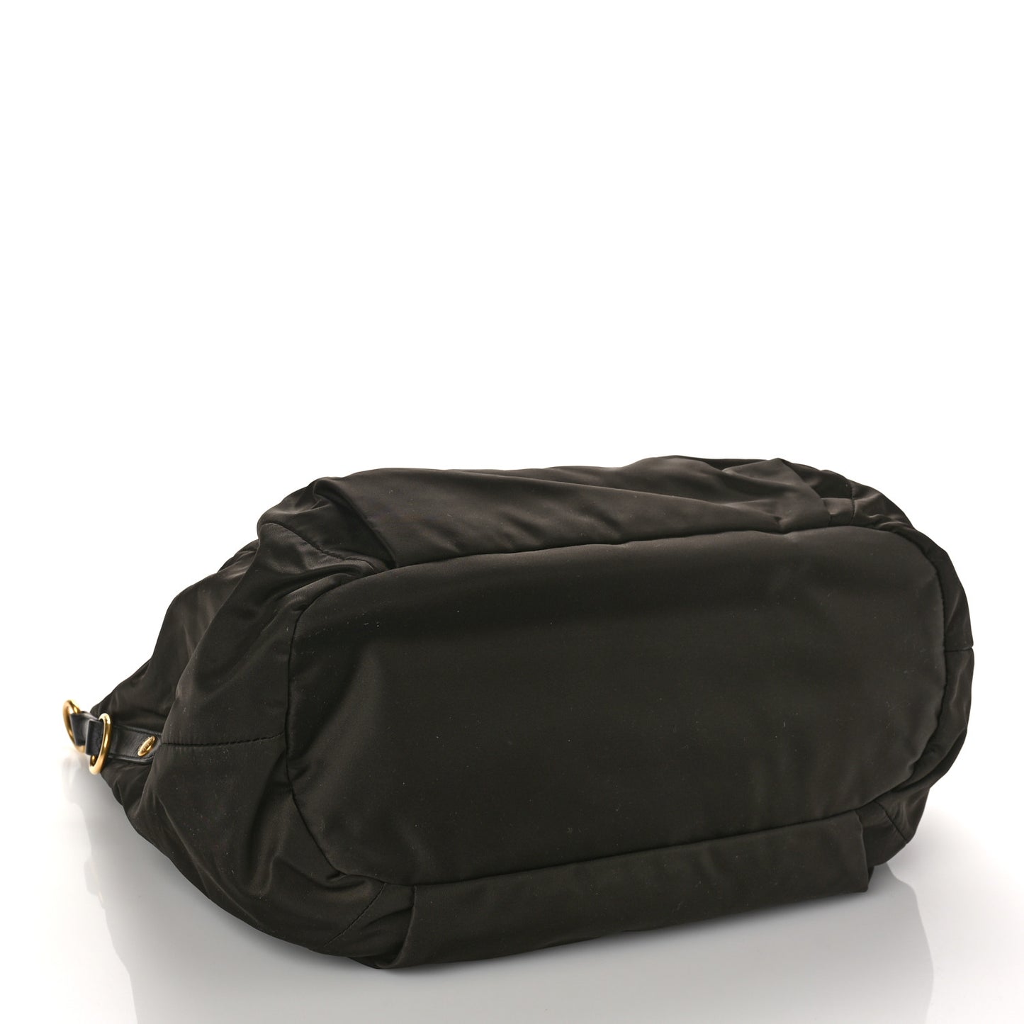 Tessuto Nylon Jacquard Logo Aviator Satchel Ebano