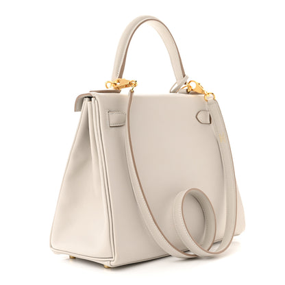 Hermes Evercolor Kelly Retourne 28 Gris Perle 3 of 11