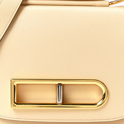 Delvaux Alpina Calfskin Lingot Crossbody Dune 7 of 9