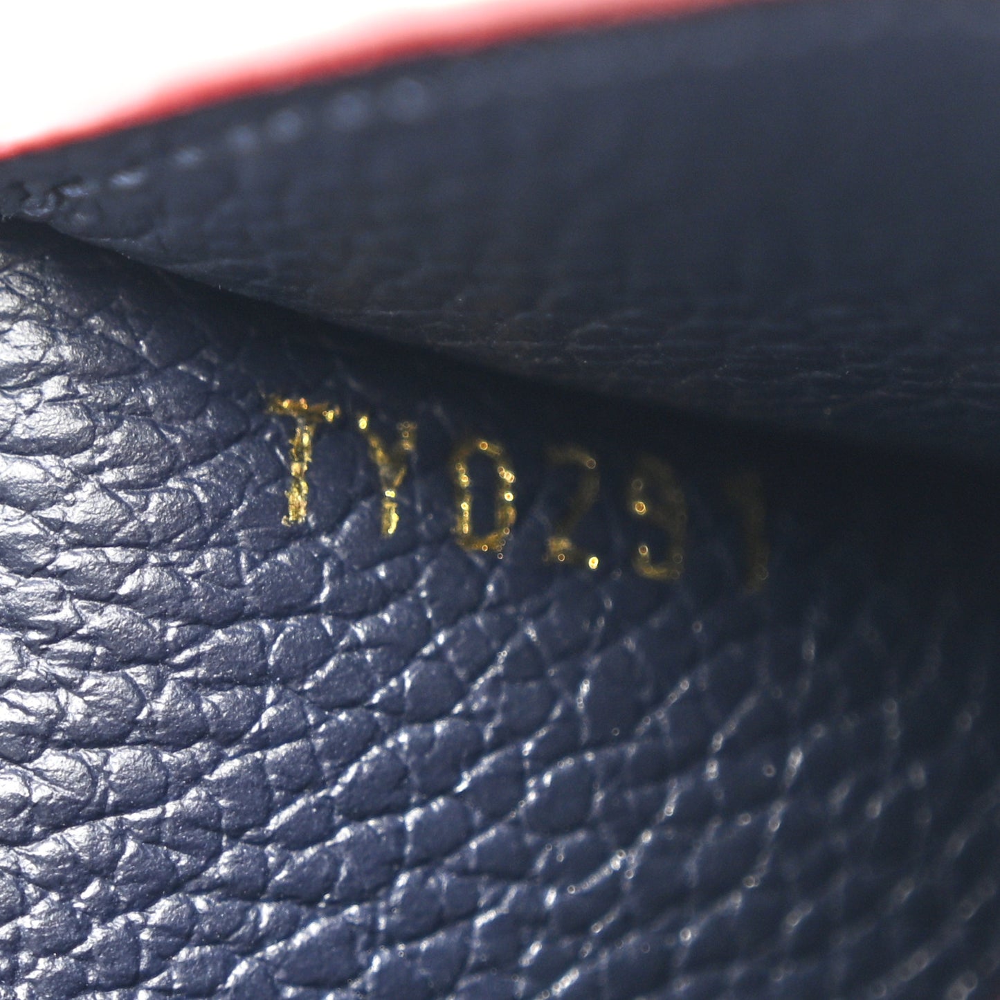 Empreinte Key Pouch Marine Rouge