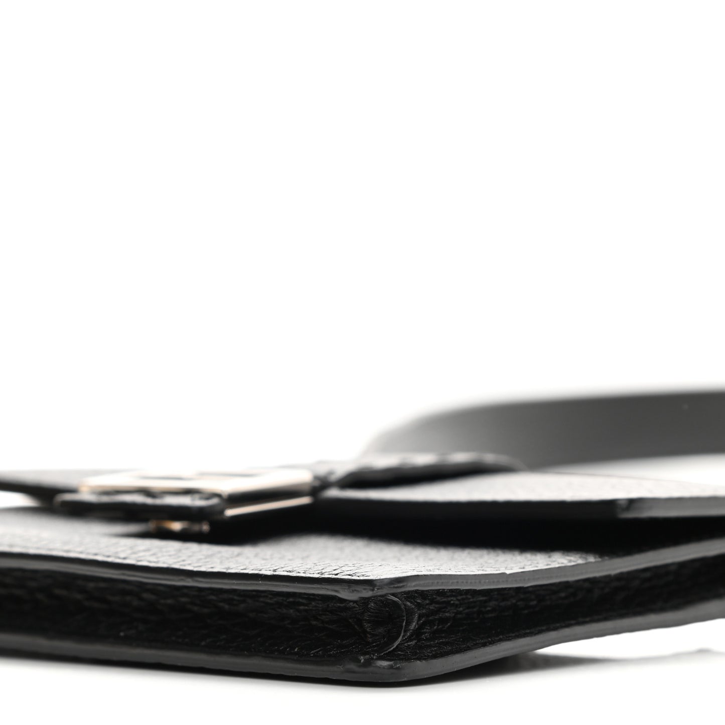Cuoio Romano Selleria Baguette Belt Pouch Black