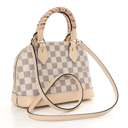 Louis Vuitton Damier Azur Braided Alma BB 3 of 10