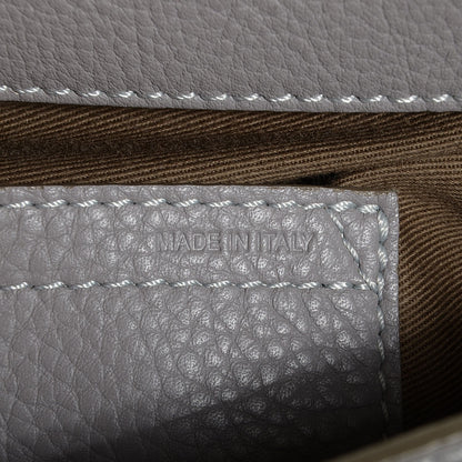 Chloe Calfskin Medium Marcie Round Crossbody Bag Cashmere Grey 7 of 10