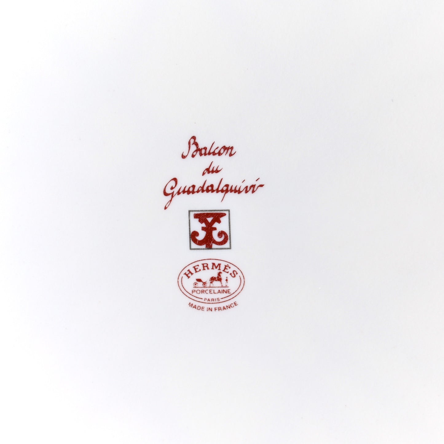 Porcelain Balcon du Guadalquivir Square Plate