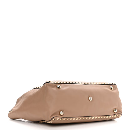 Valentino Garavani Vitello Medium Rockstud Tote Alpaca 4 of 10