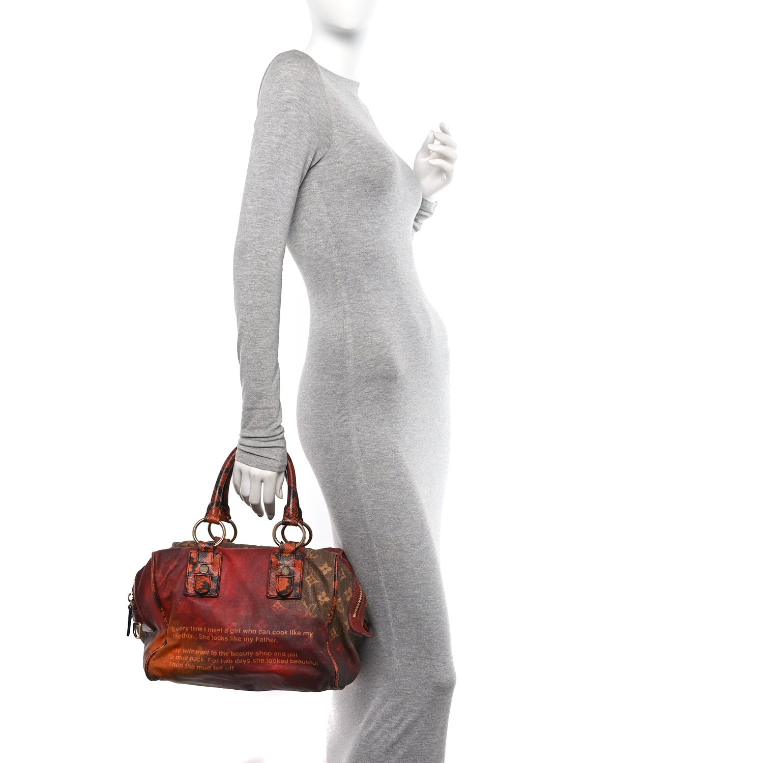 Louis Vuitton Richard Prince Mancrazy Jokes Bag 2 of 13