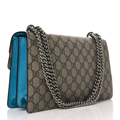 Gucci GG Supreme Monogram Small Dionysus Shoulder Bag Bright Turquoise 3 of 11