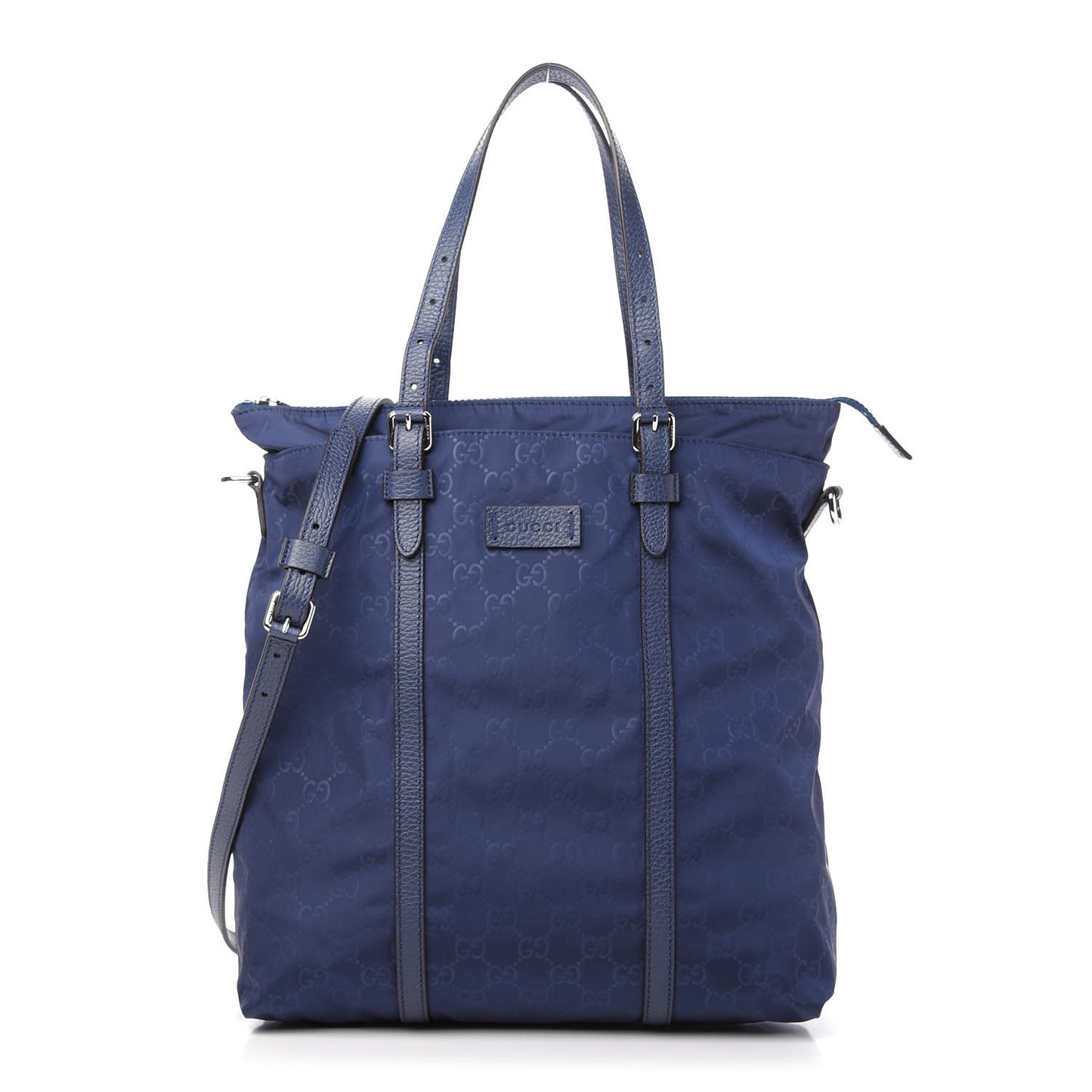 Nylon Monogram Medium Vertical Tote Tide
