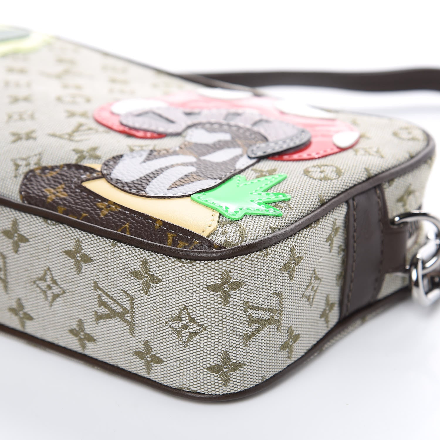 Louis Vuitton Mini Monogram Conte de Fees Mushroom Pochette Kaki 8 of 10