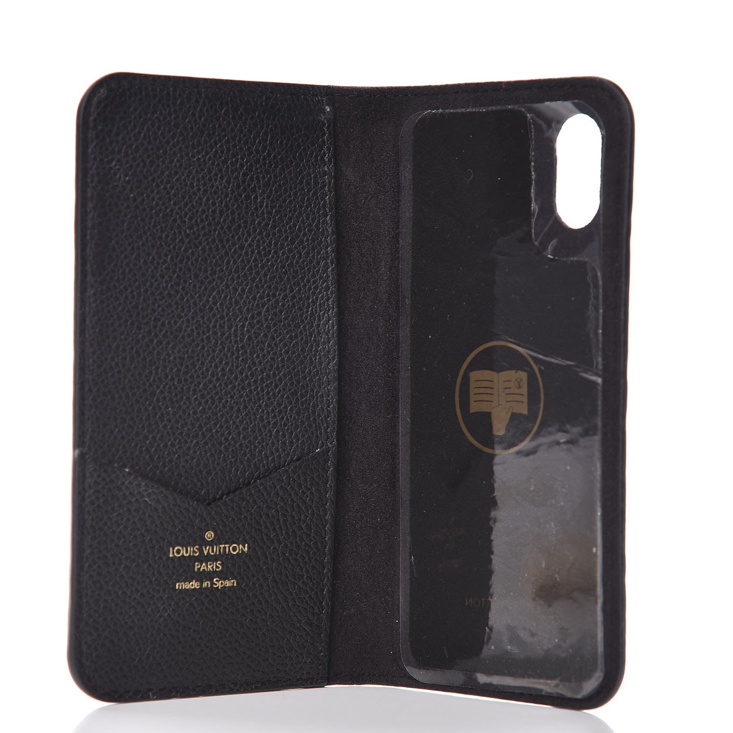 Louis Vuitton Empreinte iPhone X/XS Folio Case Black 5 of 11