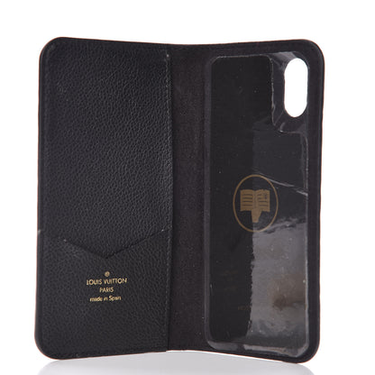 Louis Vuitton Empreinte iPhone X/XS Folio Case Black 5 of 11