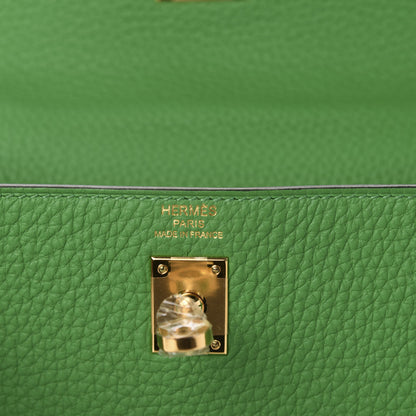 Hermes Togo Kelly Retourne 25 Bambou 6 of 12