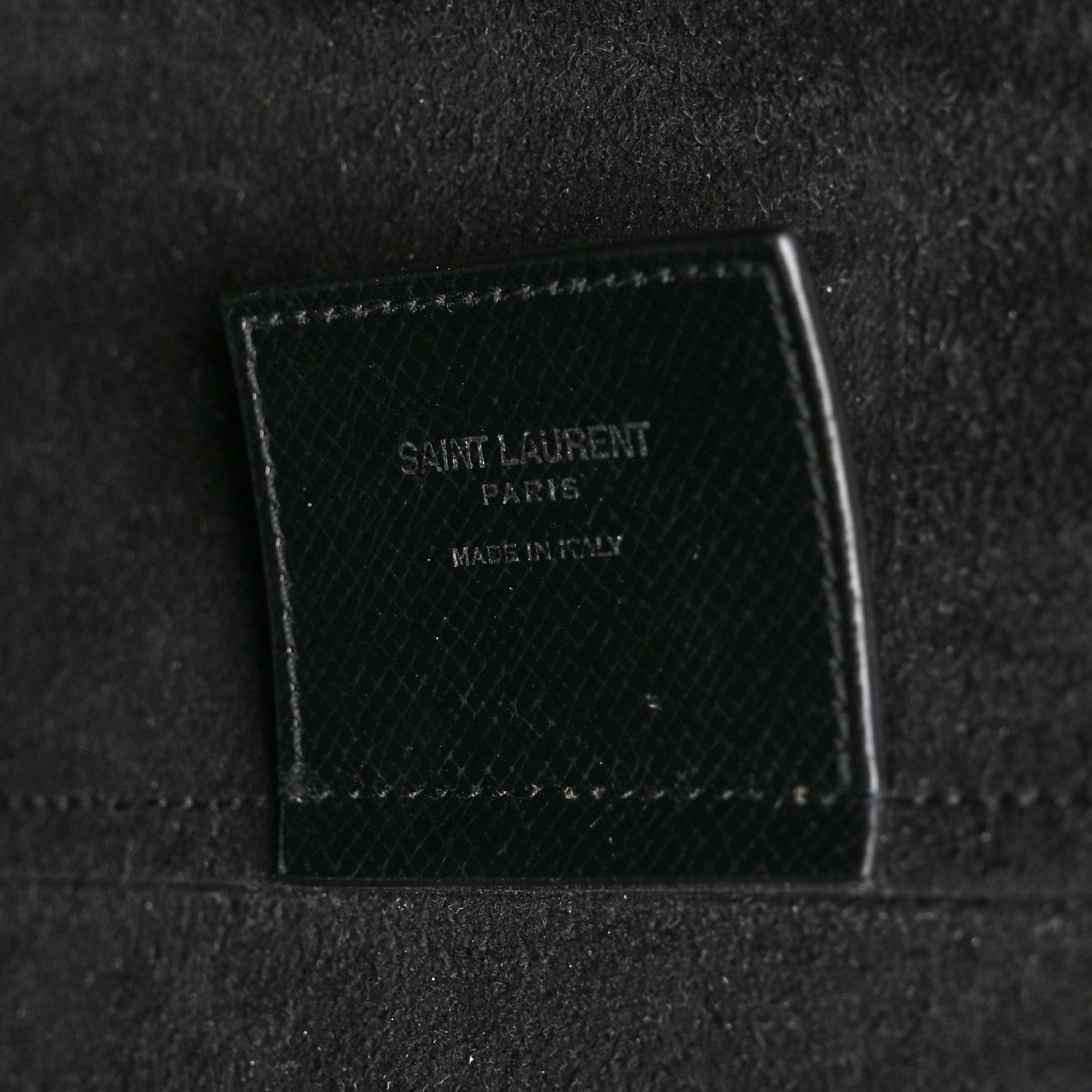 Saint Laurent Grained Calfskin Large Shopping Tote Warm Taupe Black 6 of 10