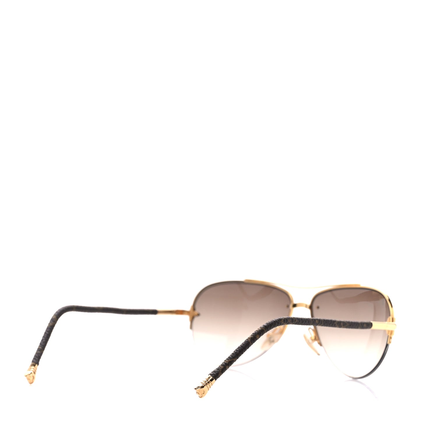 Monogram Petite Viola Pilote Aviator Sunglasses Z0571U Brown