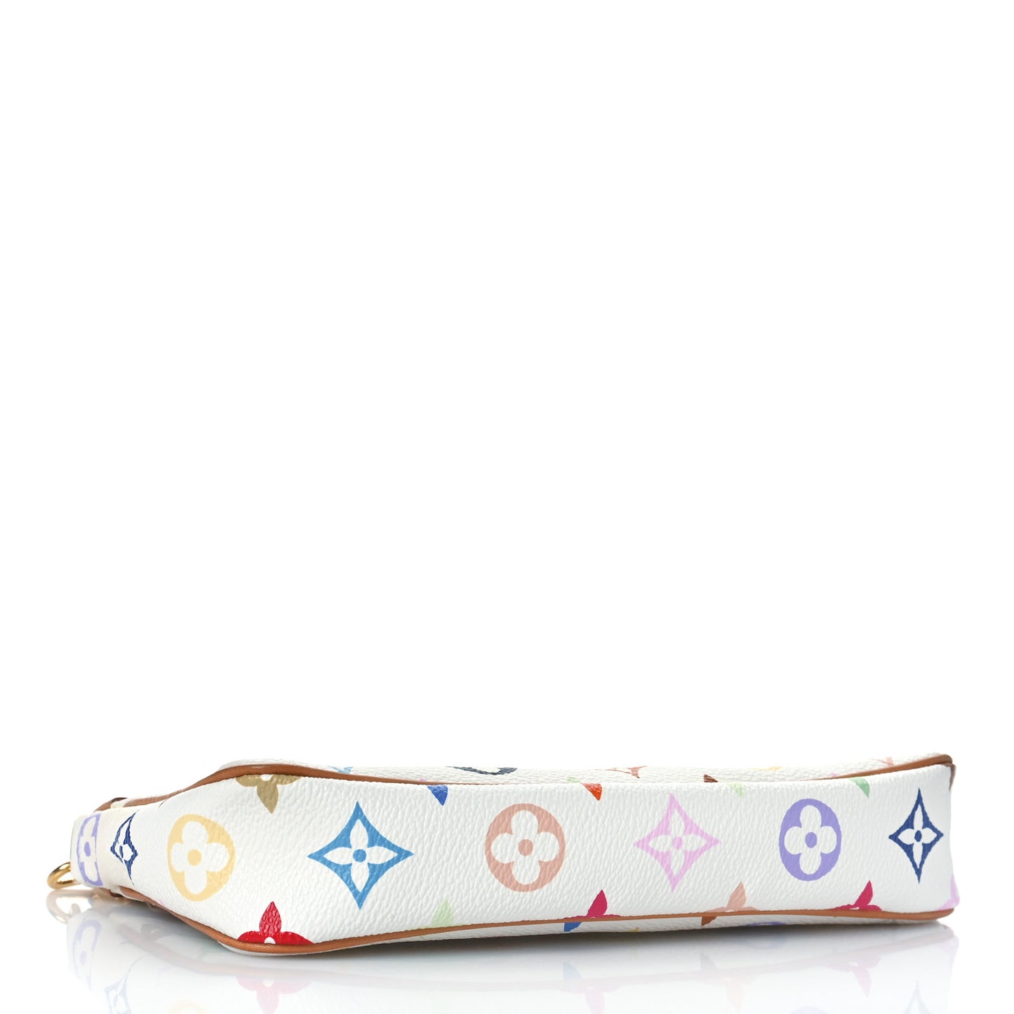 Monogram Multicolor Pochette Accessories White
