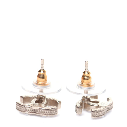 Chanel Pearl Crystal CC Earrings Gold 5 of 6