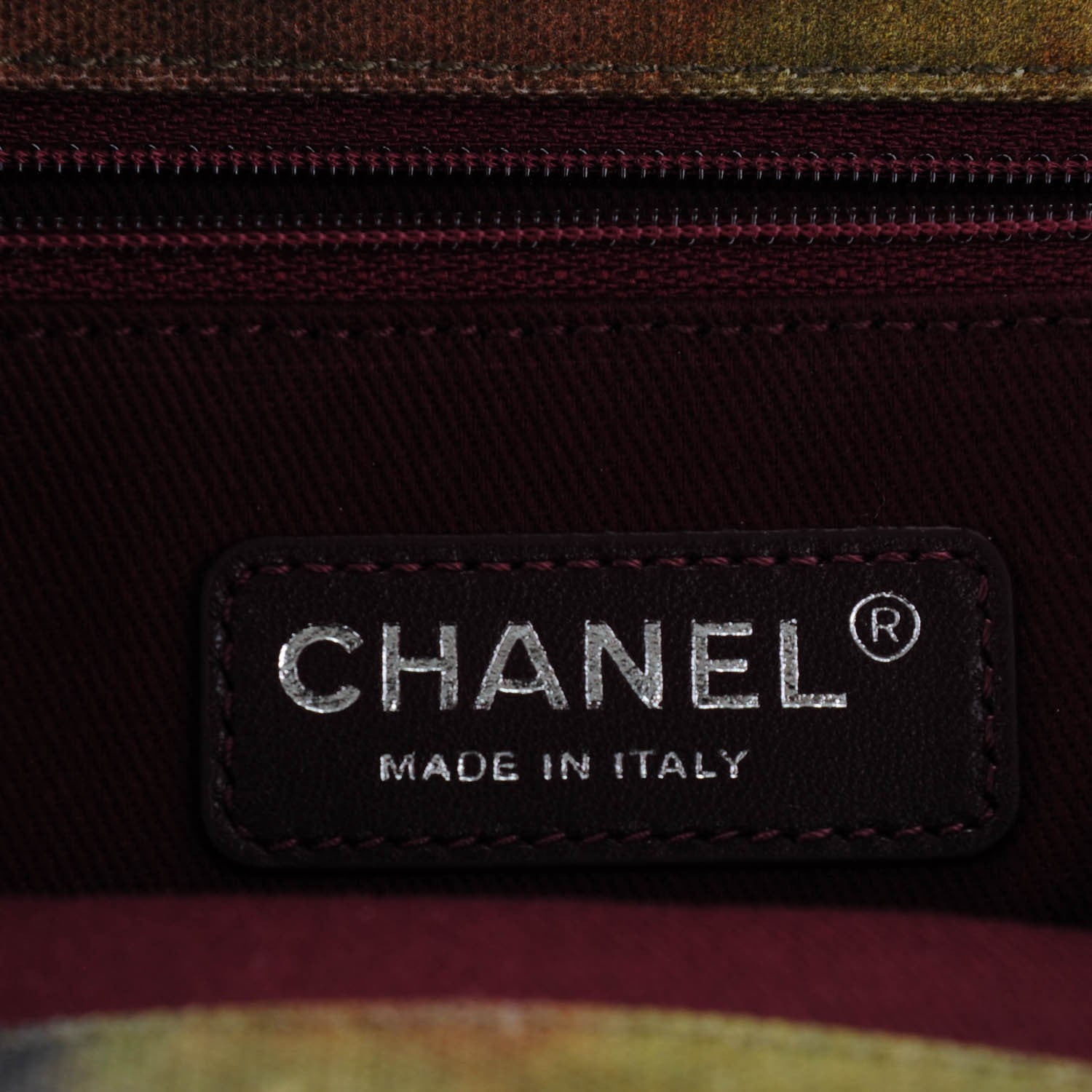 Chanel Washed Toile Large Graffiti On The Pavements Messenger Khaki Multicolor 6 of 7