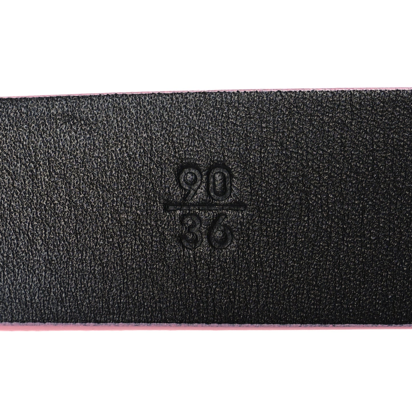 Calfskin CC Turn Lock Belt 90 36 Pink