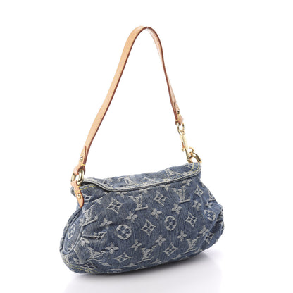 Louis Vuitton Monogram Denim Mini Pleaty Blue 3 of 9