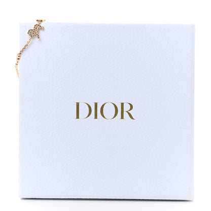 Christian Dior Crystal Diorable Lion Logo Bracelet Rose Gold 5 of 5