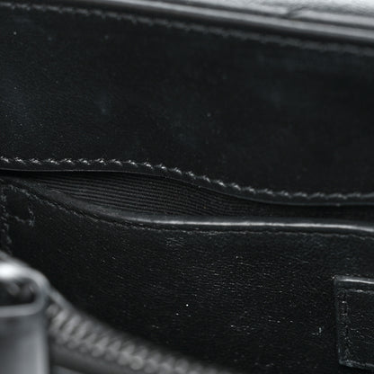 Saint Laurent Calfskin Y Quilted Monogram Monochrome Small Loulou Chain Satchel Black 11 of 17