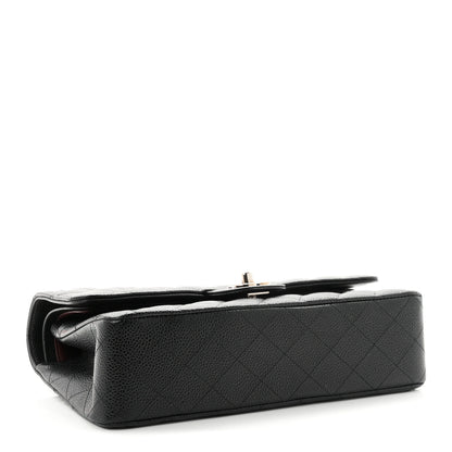 Chanel Caviar Quilted Medium Double Flap Black 4 of 11