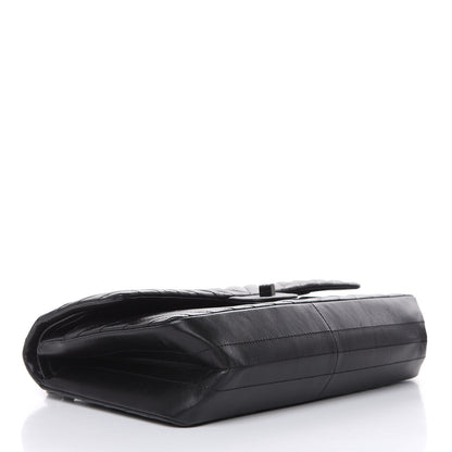 Chanel Aged Calfskin Chevron Quilted 2.55 Reissue 226 So Black 4 of 11