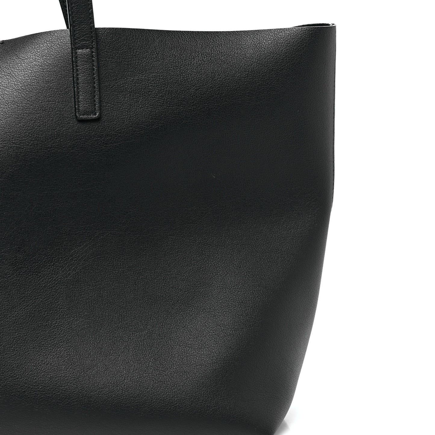 Calfskin Large Shopping Tote Black