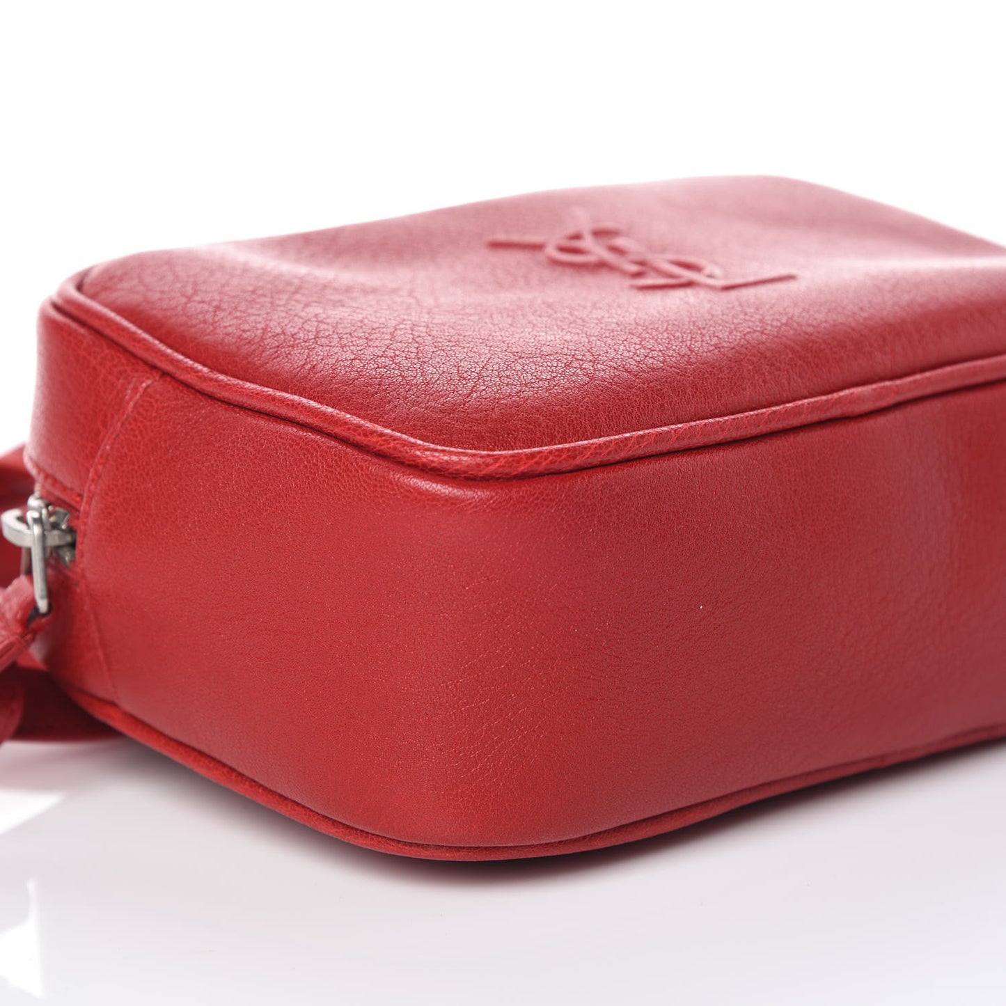 Lambskin Monogram Lou Belt Bag Red