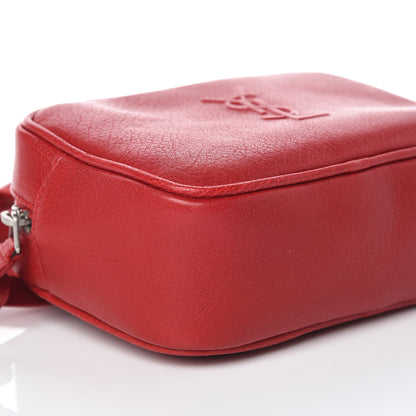 Saint Laurent Lambskin Monogram Lou Belt Bag Red 5 of 8