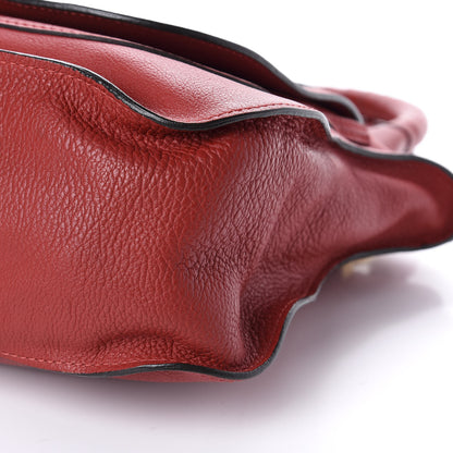 Chloe Calfskin Medium Marcie Satchel Peony Red 7 of 11