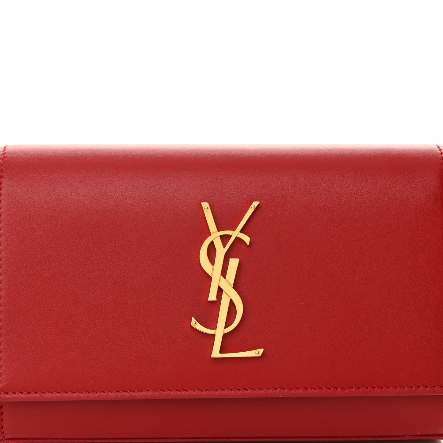 Smooth Calfskin Monogram Kate Belt Bag Red