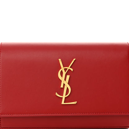 Saint Laurent Smooth Calfskin Monogram Kate Belt Bag Red 9 of 12
