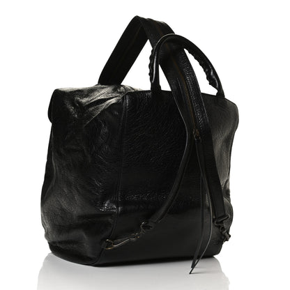 Balenciaga Agneau Classic Hardware Zip Traveler Backpack Black 3 of 13
